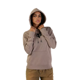 Women's Fox Head Pullover Fleece - Taupe