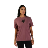 Women's Fox Head S/S Tee - Cordovan Red