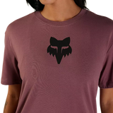 Women's Fox Head S/S Tee - Cordovan Red