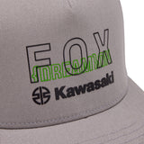 Fox X Kawi Flexfit Hat - Steel Grey