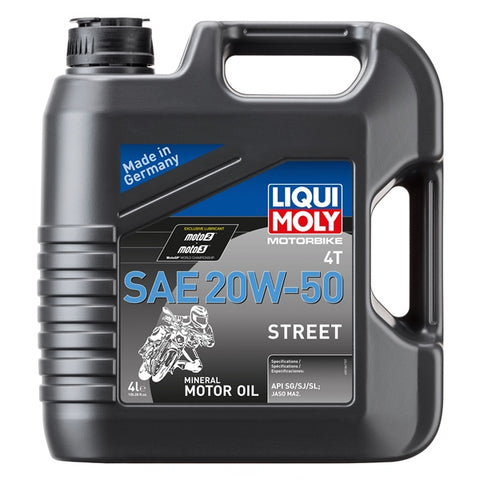4T SAE 20W50 Street Mineral Oil - 4L