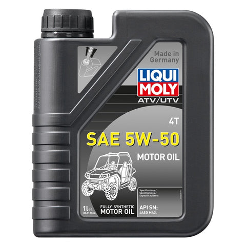 4T SAE 5W50 ATV/UTV Synthetic Oil- 1L