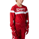 Youth White Label Haut Jersey - Red