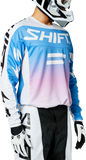 White Label Fade Jersey - Acid Blue