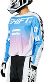 White Label Fade Jersey - Acid Blue