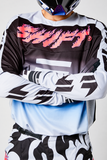 White Label Flame Jersey - Grey/Pink