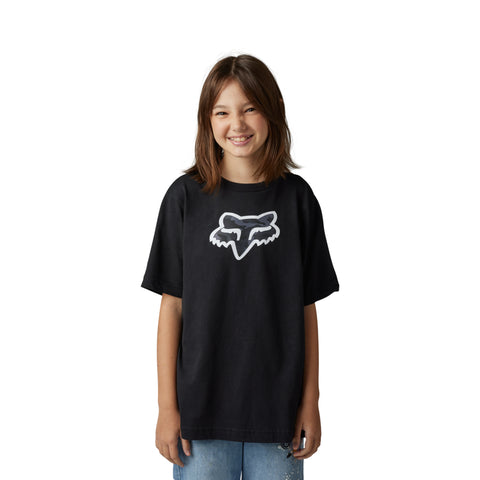 Youth Vzns Camo S/S Tee - Black