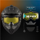 Titan Original Snow Helmet, Dual Lens - Solid Matte Black
