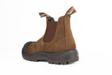 Work & Safety w/Rubber Toe Cap - Saddle Brown