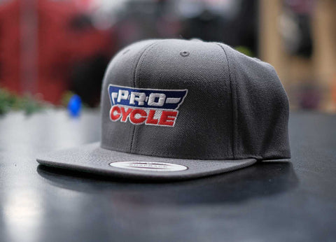 Pro Cycle Snap Back Hat - Grey