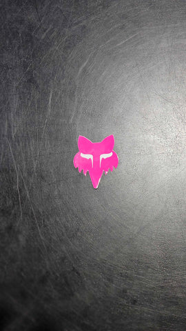 Fox Head 1.5'' Sticker - Pink