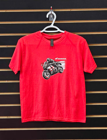 Youth Tee, Red - M