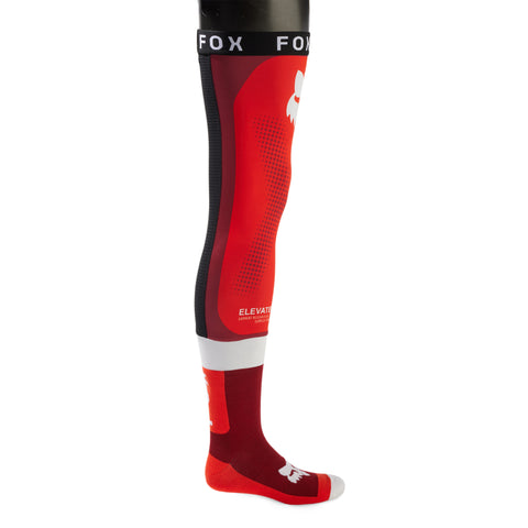 Flexair Knee Brace Sock - Flourescent Red