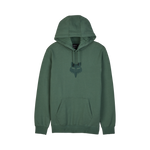 Fox Head Fleece Pullover - Hunter Green