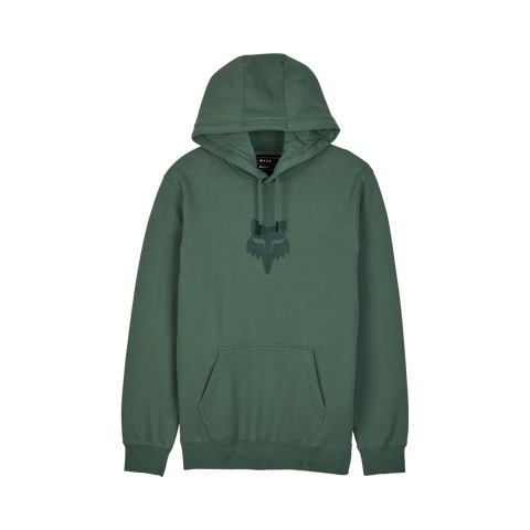 Fox Head Fleece Pullover - Hunter Green