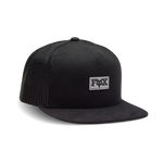 Fox Head Mesh Snapback Hat - Black