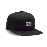 Fox Head Mesh Snapback Hat - Black