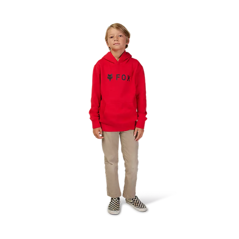 Youth Absolute Pullover Fleece - Flame Red