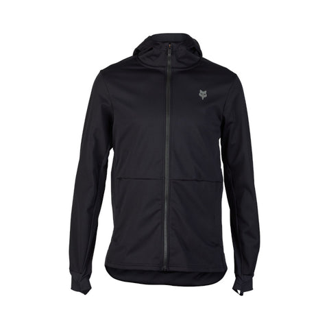 DEFEND DRIVE WINDBLOCK ZIP FLEECE - BLACK