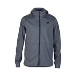 DEFEND DRIVE WINDBLOCK ZIP FLEECE - GRAPHITE