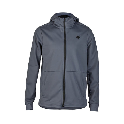 DEFEND DRIVE WINDBLOCK ZIP FLEECE - GRAPHITE