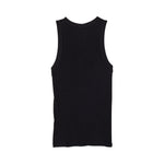 Women's Wordmark Rib Tank - Black