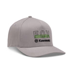 Fox X Kawi Flexfit Hat - Steel Grey