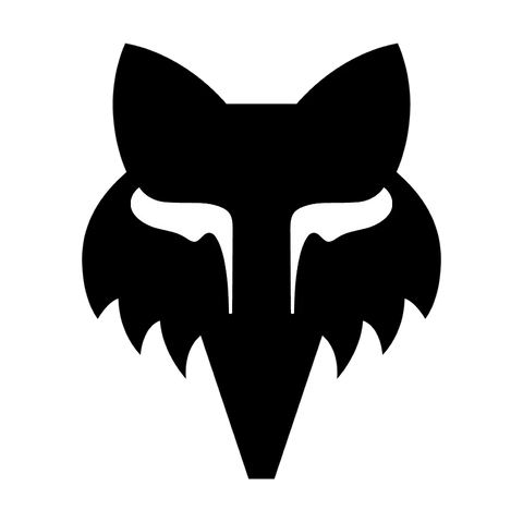 Fox Head 4" - Black