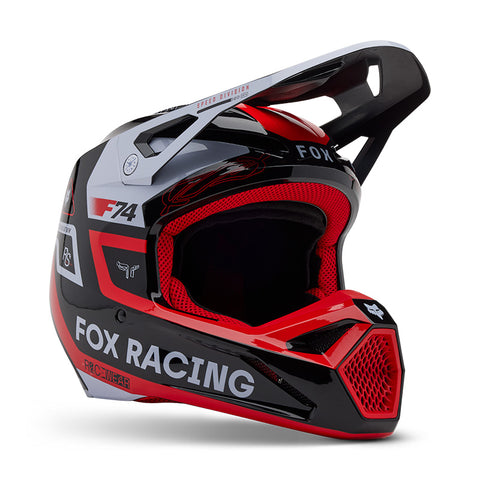 V1 RACE SPEC HELMET - Flo Red