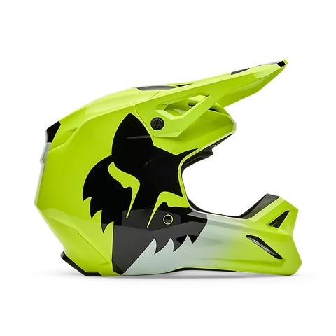 Youth V1 Shield Helmet  - Fluorescent Yellow