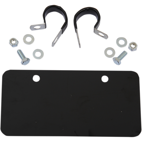 Mud Licensce Plate Holder - Black