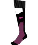 Youth Girl's 180 Flora Sock - Black/Pink