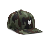 Fox Head Camo Tech Flexfit Hat - Green Camo