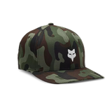 Fox Head Camo Tech Flexfit Hat - Green Camo