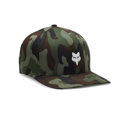 Fox Head Camo Tech Flexfit Hat - Green Camo