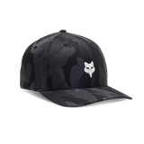 Fox Head Camo Tech Flexfit Hat - Black Camo