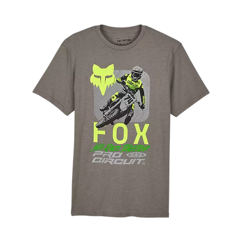 Fox x Pro Circuit Premium Tee - Heather Graphite