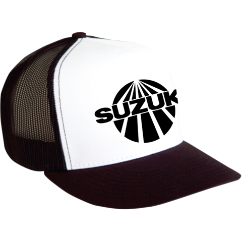 Suzuki "Vintage" Hat - Black/White