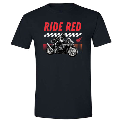 Premium Cotton Tee - Ride Red