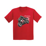 Youth Honda Motorcycle Tee - Red