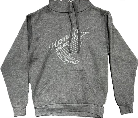 Vintage Honda Wing Pullover Fleece Hoodie