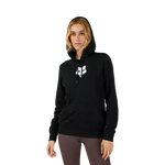 Women's Fox Head Fleece Pullover - Black