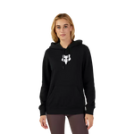 Women's Fox Head Fleece Pullover - Black