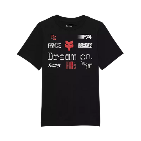 Youth Race Spec Dream Short Sleeve Tee - Black