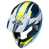 Youth Helmet CL-XY2 - Drift - Semi-Flat Hi-Viz/Blue