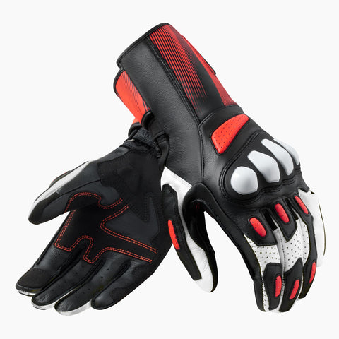 Metis 2 Gloves - Black/Neon Red