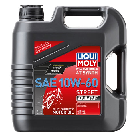 4T SAE 10W60 Street Race Synthetic Oil - 4L