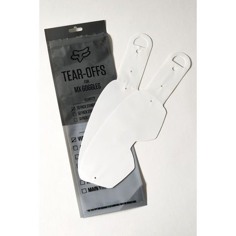 Youth Airspace/Main MX20 Standard Tear Off - Clear