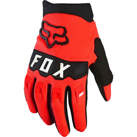 Youth Dirtpaw Glove - Fluorescent Red