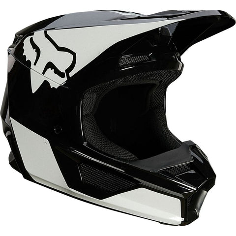 Youth V1 REVN Helmet - Black/White